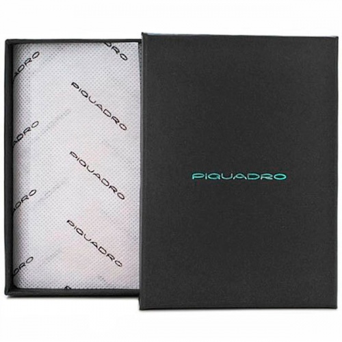 Чехол для кредитных карт Piquadro Black Square PU1243B3R/CU светло-коричневый натур.кожа фото 4