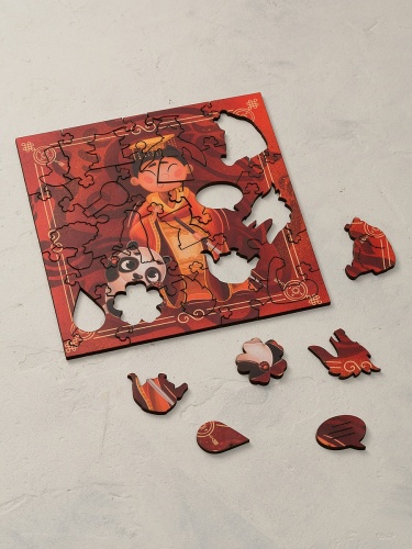 Деревянный пазл-головоломка Mr.Puzz Интерактивный &quot;Китайский Император&quot; фото 7