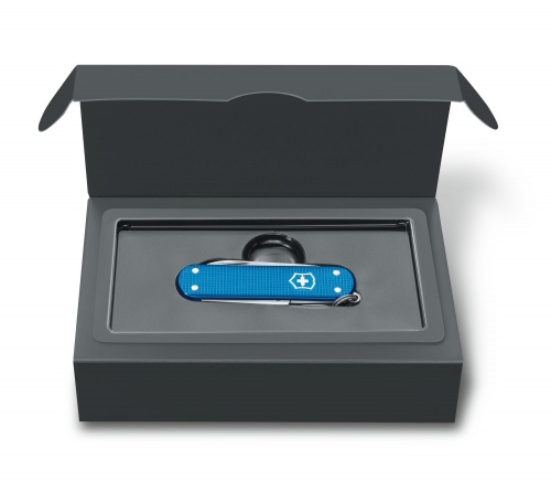 Нож Victorinox Alox Classic, 58 мм, 5 функций, голубой (подар. упак.) фото 4