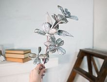 Искусственная ветка СЕРЕБРЯНЫЙ КИЗИЛ, полиэстер, 64 см, Christmas Deluxe