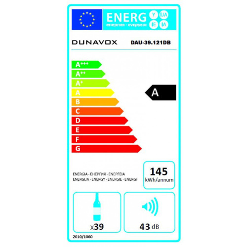 Винный шкаф Dunavox DAU-39.121 фото 6