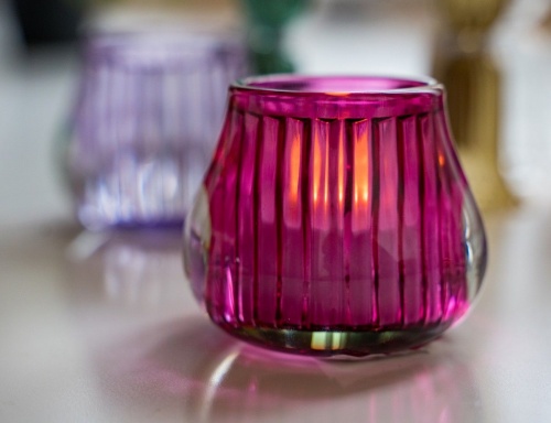 Подсвечник под чайную свечу "Элисон", стекло, 7х8 см, разные цвета, Boltze фото 3