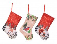 Носок для подарков "Тёплая радость", 30x27x17 см, разные модели, Kaemingk