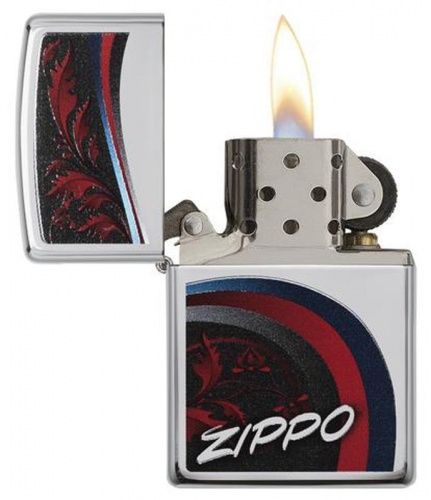 Зажигалка ZIPPO Classic с покрытием High Polish Chrome, латунь/сталь, серебристая, 36x12x56 мм, 29415 фото 2