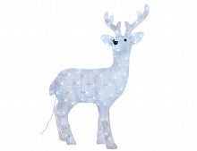 Светящийся "Звездный олень", акрил, мерцание, 150 холодных белых LED-огней, уличный, 32x57x77 см, Kaemingk