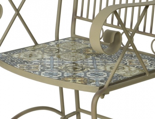 Комплект садовой мебели "Тулуза", (стол и 2 кресла), металл, мозаика, Kaemingk фото 4