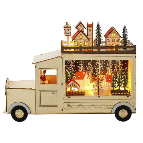 Декор новогодний с подсветкой festive truck из коллекции new year essential фото 3