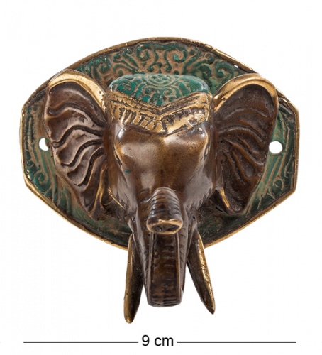 24-063 Фигура-вешалка "Слон" из бронзы (о.Бали) фото 2