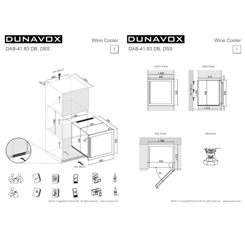 Винный шкаф Dunavox DAB-41.83 фото 7