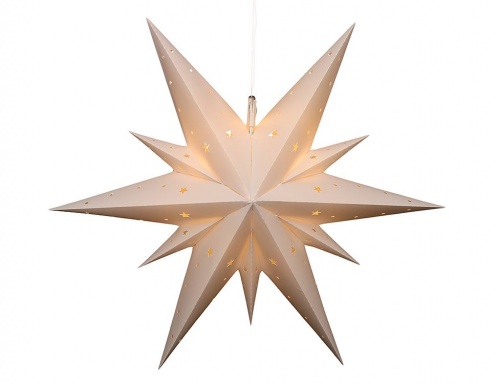 Светильник подвесной "Рождественская звезда" с LED-огнями, 60 см, уличный, Sigro