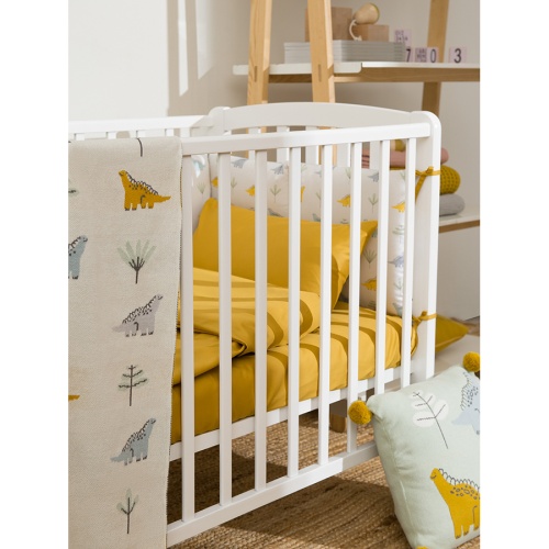 Комплект детского постельного белья из сатина горчичного цвета из коллекции essential, 110х140 см фото 5