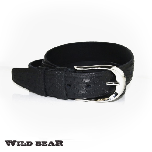 Ремень WILD BEAR RM-021m Black (130 см)