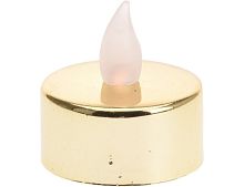 Чайная свеча "Глянцевый стиль", янтарный LED-огонь, 3.8х3.5 см, Koopman International