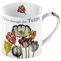 Фарфоровая кружка "цветы - среди тюльпанов", 330 мл, 5130583