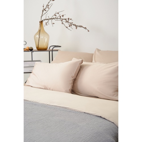 Комплект постельного белья полутораспальный из сатина из коллекции essential фото 3