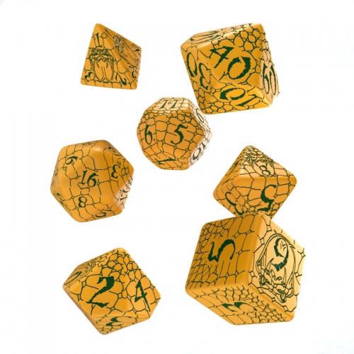 Набор кубиков Pathfinder "Serpent’s Skull", для RPG, желто-черный фото 2