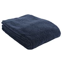 Полотенце банное темно-синего цвета