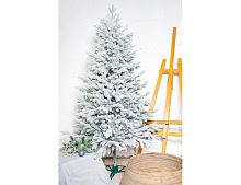 Искусственная елка Уральская, заснеженная, хвоя ЛИТАЯ 100%, 180 см, Max CHRISTMAS