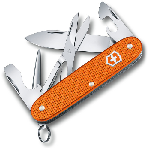 Нож Victorinox Pioneer X Alox LE 2021, 93 мм, 9 функций, алюминиевая рукоять, оранжевый