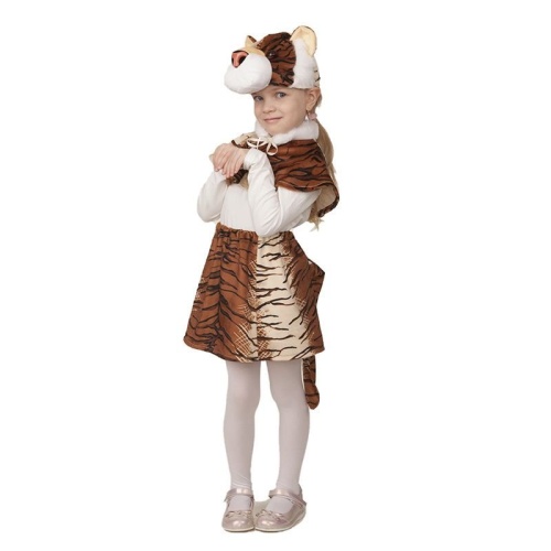 Карнавальный костюм Тигрица Ирма, размер 110-56, Батик фото 2