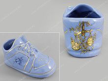 Фигурка из фарфора "Башмачок Знаки Зодиака Весы" Leander, голубой; розовый