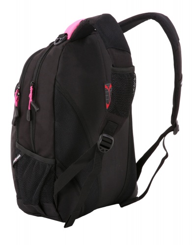 Рюкзак Swissgear черный/фукси, 32x15x46 см, 22 л фото 2