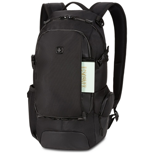 Рюкзак Swissgear, чёрный, 24х15,5х46 см, 15,5 л фото 5