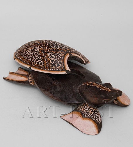 20-209 Фигурка "Морская черепаха" (албезия, о.Бали) 40 см фото 2