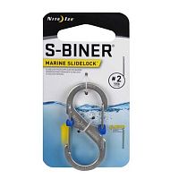 Карабин с блокировкой Nite Ize S-Biner® Marine SlideLock® размер 2