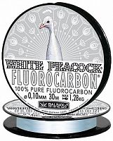 Леска Balsax White Peacock Fluorocarbon 30м 0,10