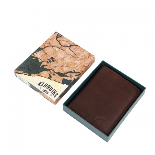Бумажник Klondike Digger Cade, темно-коричневый, 12,5x10x2 см фото 5