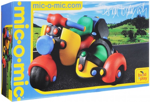 Конструктор Mic-o-mic "Мотоцикл с коляской" фото 2