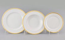 Набор тарелок 18 предметов сабина золото арт.02160129-0511, Leander