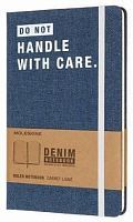 Блокнот Moleskine Limited Edition Denim Notebooks Large, Don`t Handle