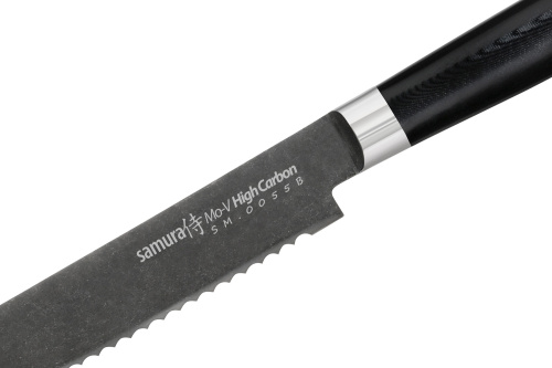 Нож Samura для хлеба Mo-V Stonewash, 23 см, G-10 фото 3