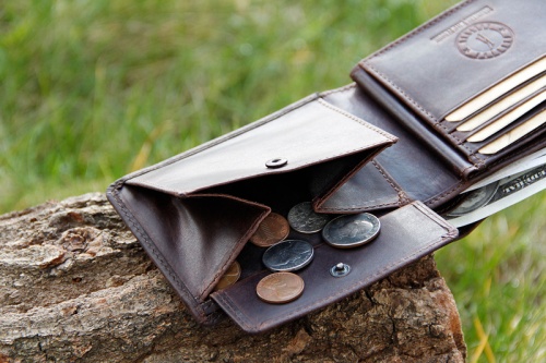 Бумажник Klondike Digger Angus, темно-коричневый, 12х9x2,5 см фото 2