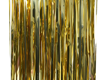 Дождик ёлочный ПРАЗДНИЧНОЕ СИЯНИЕ, золотой, 90х200 см, Kaemingk