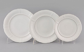 Набор тарелок | платиновая отводка