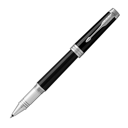 Parker Premier - Black CT, ручка - роллер, F, 1931415