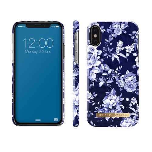 Чехол для iPhone X/XS iDeal, "Sailor Blue Bloom" фото 2