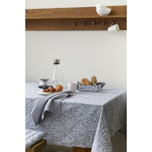 Корзинка для хлеба серого цвета с принтом Спелая Смородина из коллекции scandinavian touch, 30х30 см фото 5