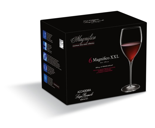 Бокал для вина 700мл Magnifico C338 Набор 6шт фото 3