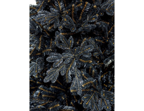 Искусственная ель ОДРИ BLACK, 240 см, чёрная, хвоя Литая+ПВХ, GREEN TREES в интернет-магазине VsemPodarok.com фото 2