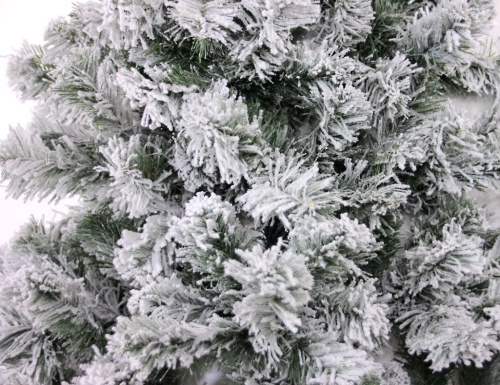 Искусственная елка "Настенная заснеженная флокированная", (хвоя - PVC), 90 см, Ели PENERI фото 4