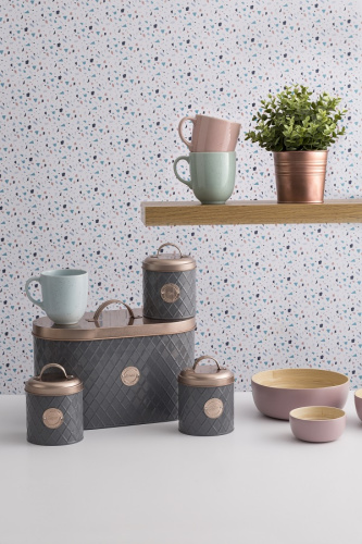 Емкость для хранения сахара copper lid 1 л фото 8