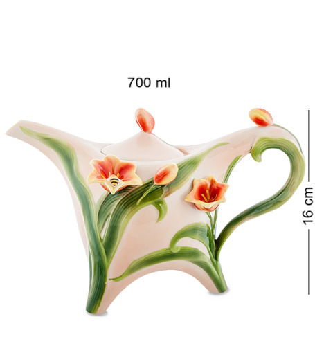 FM-83/ 1 Заварочный чайник "Тюльпаны" (Pavone)