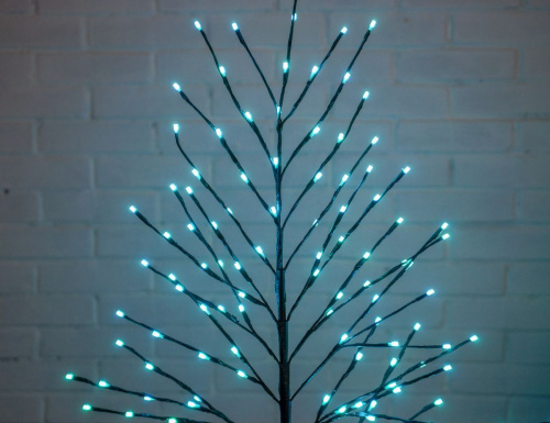 Светящееся дерево ДЖОККО ДИ ЛЮЧИ, 150 RGB LED-огней меняющих цвета, 150 см, уличное, Kaemingk фото 4