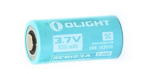 Аккумулятор Li-ion Olight ORB-163C05 16340 3,7 В. 550 mAh