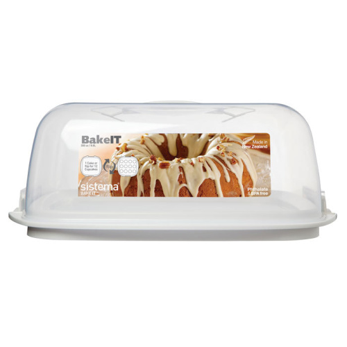 Контейнер SISTEMA для торта BAKE IT, 8,8 литров, из пластика