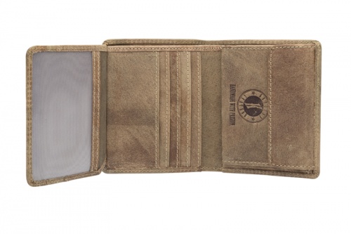 Бумажник Klondike Jamie, коричневый, 9x10,5 см фото 5